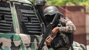 Agente policia Haiti
