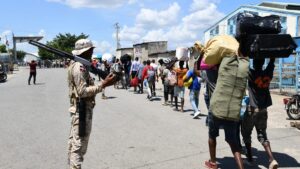 Soldados en Haiti