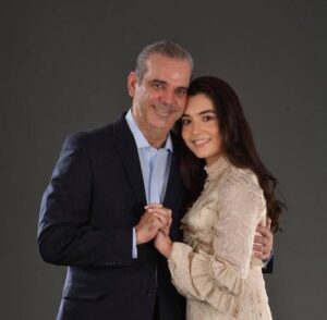 Abinader y su hija