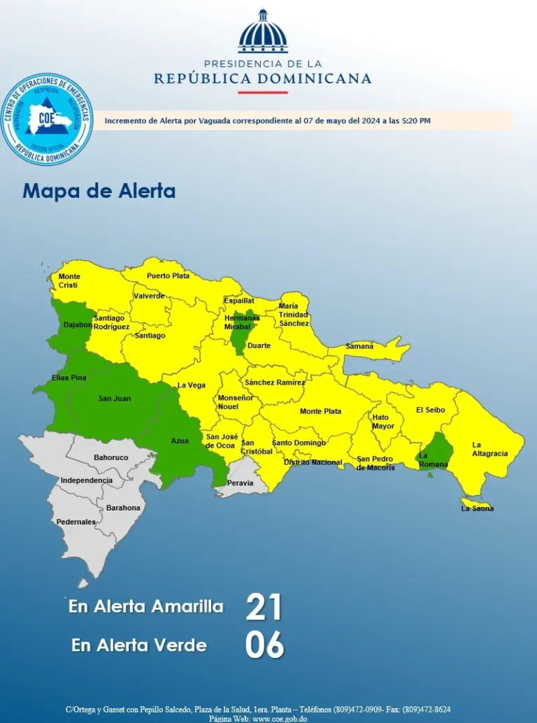 Pais en alerta por vaguada