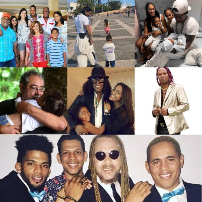 Artistas dominicanos y sus hijos