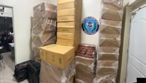 Confiscan cigarrillos y efectivos