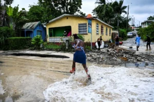 Beryl en Barbados