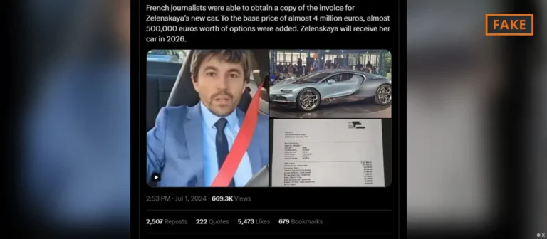 Noticias falsas sobre Zelenski