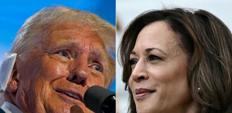 Trump Harris primero