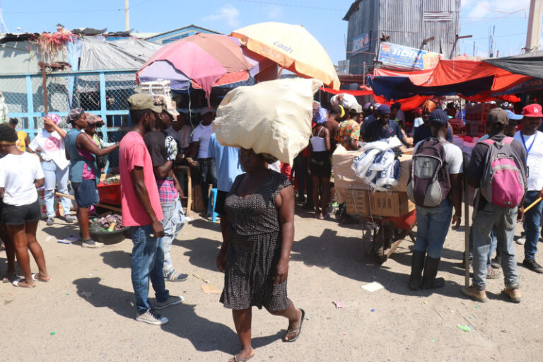 mercado en Haiti