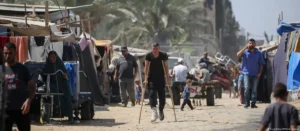 Desplazados de Gaza