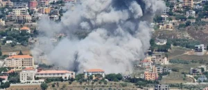 Fuego en Libano