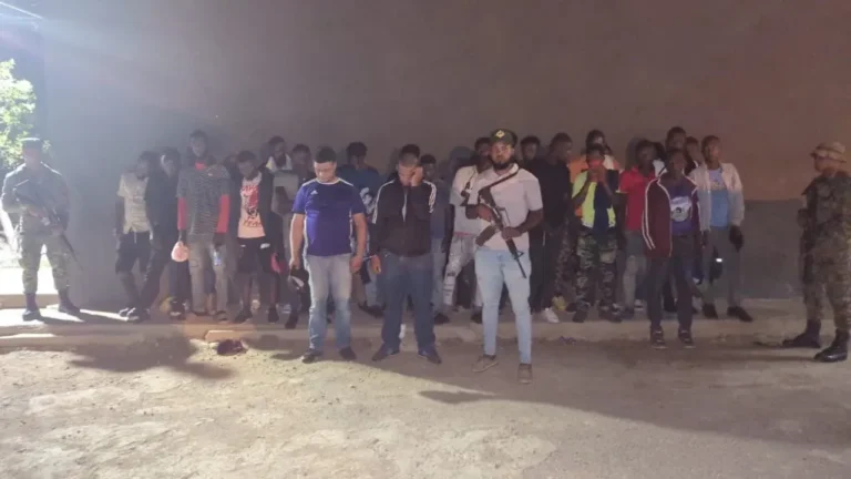 Haitianos detenidos