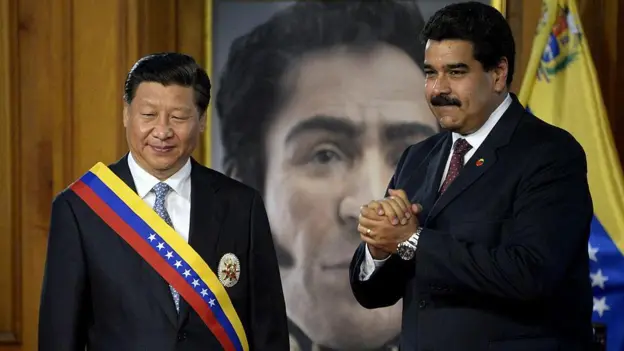 Xi jin pin y Maduro