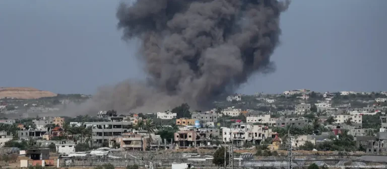 Explosion de ataque israelí en Palestina