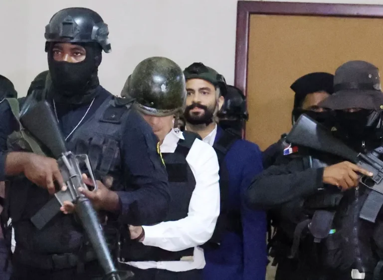 Hugo Beras en el tribunal