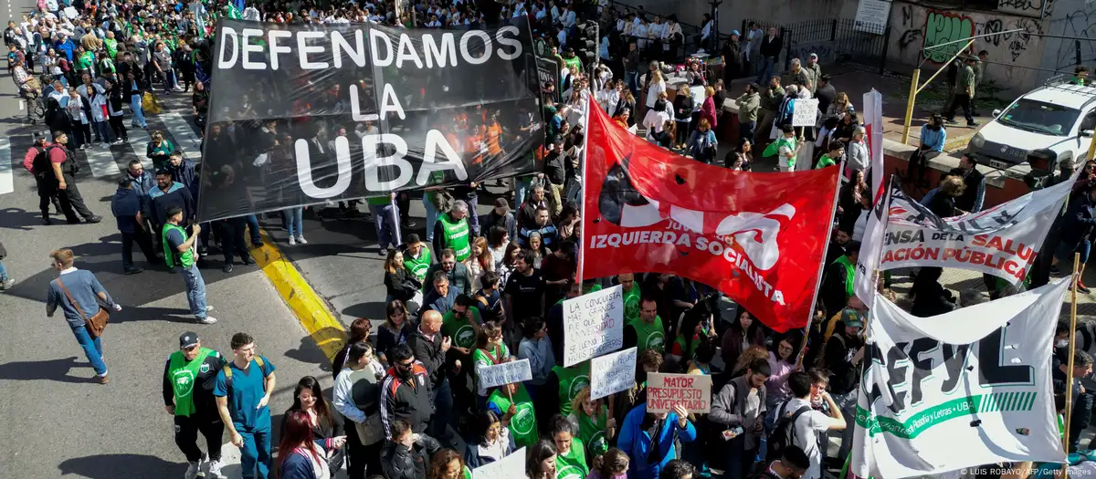 Protestas estudiantes argentinos