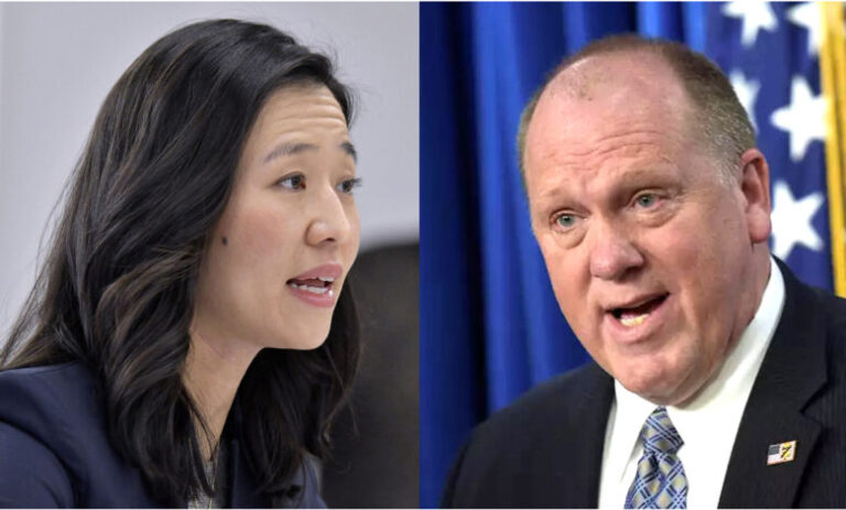 Michelle Wu y Tom Homan, zar de la frontera