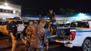 Policia en Bonao