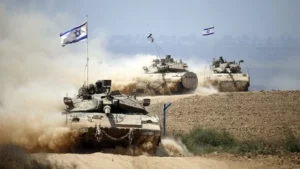 Tanques de Israel en Gaza