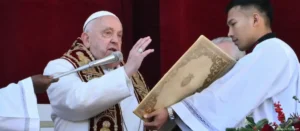 El papa pide