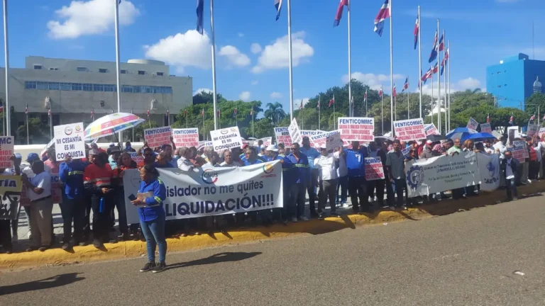 Trabajadores protestan