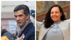 Ydanis Rodriguez y Carmen de la Rosa