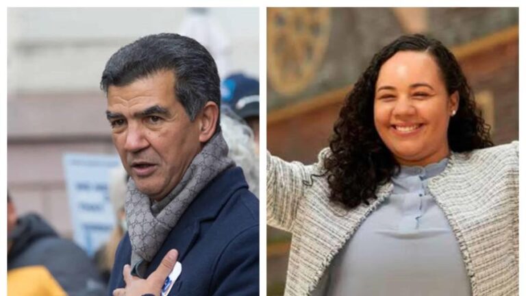 Ydanis Rodriguez y Carmen de la Rosa