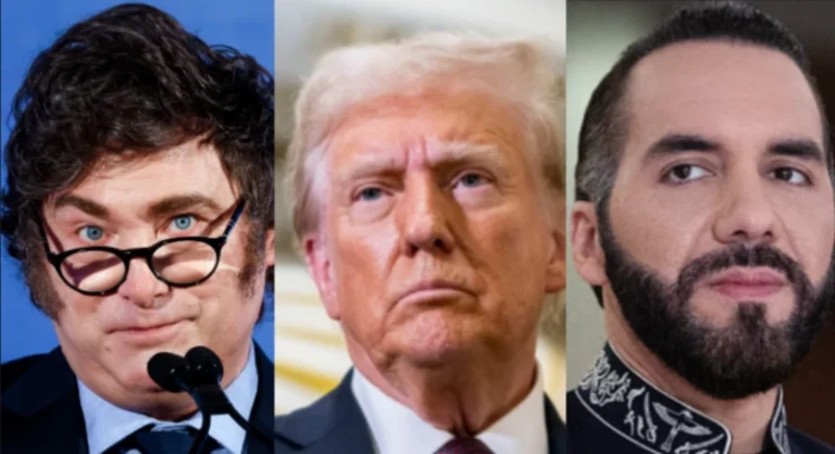 Milei, Trump y Bukele