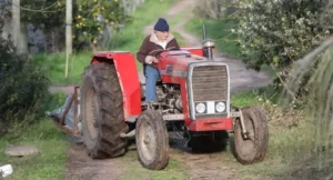 Mujica en su finca