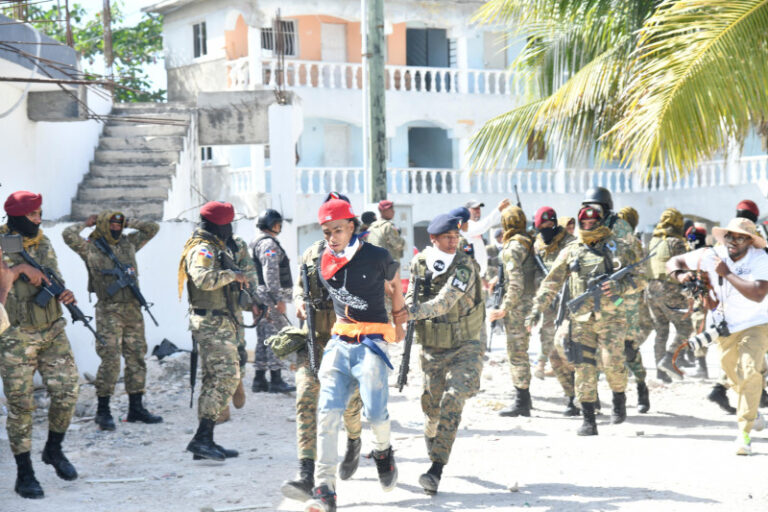 Apresan hombre en marcha