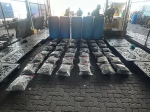 Droga confiscada en Haina