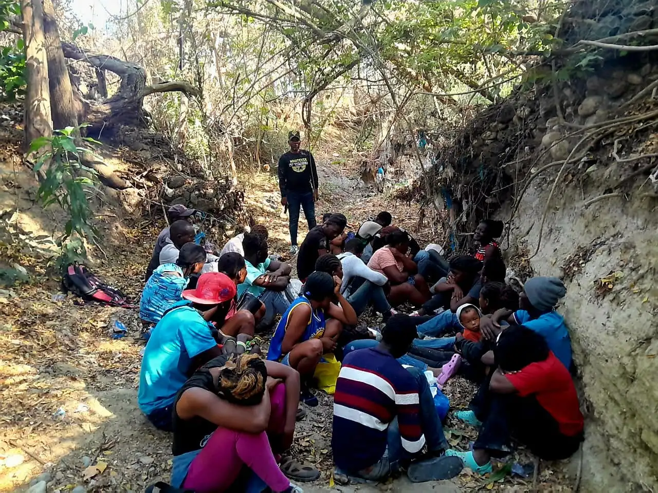 Encuentran grupo haitianos ilegales