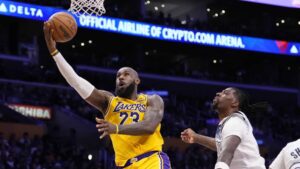 LeBron James basket
