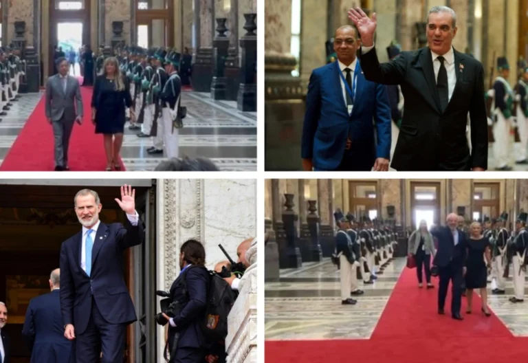 Los presidentes presentes en Uruguay