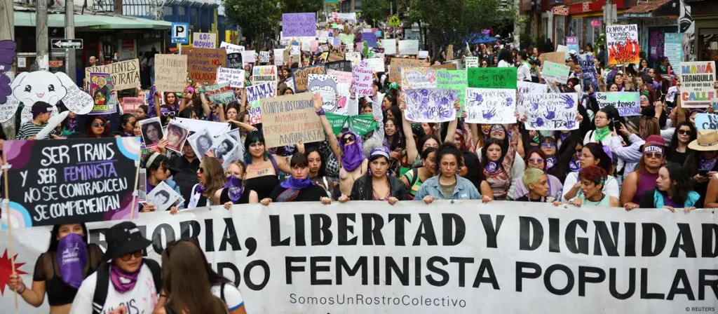 Marchas de nujeres en AL