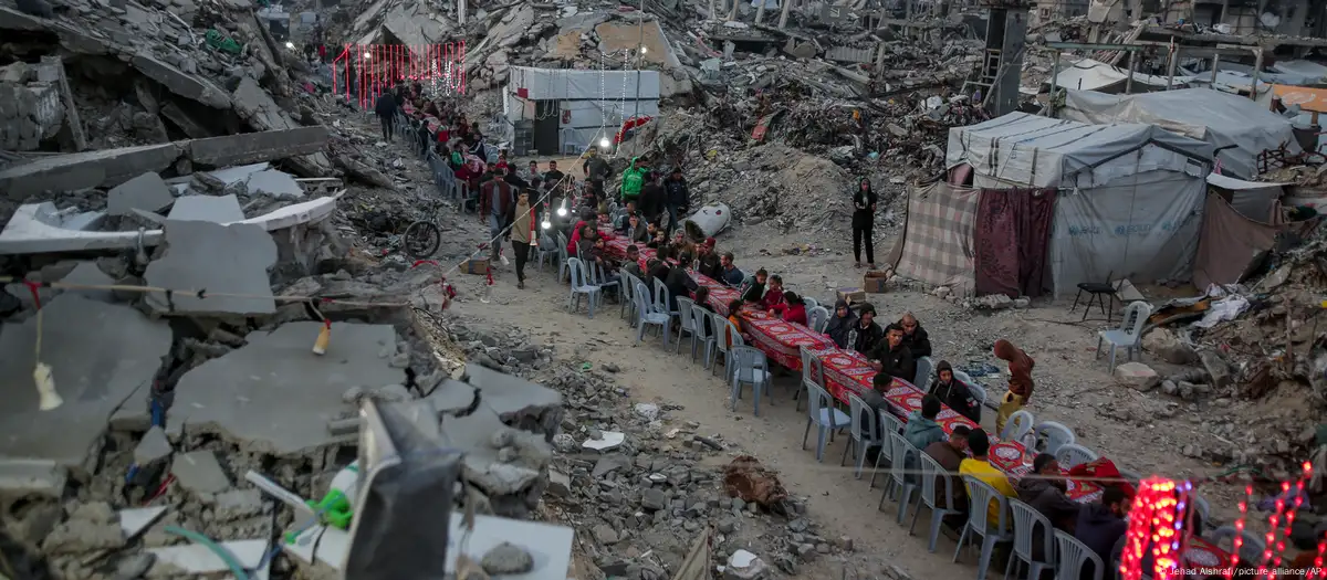 Palestinos en el ayuno de Ramadan