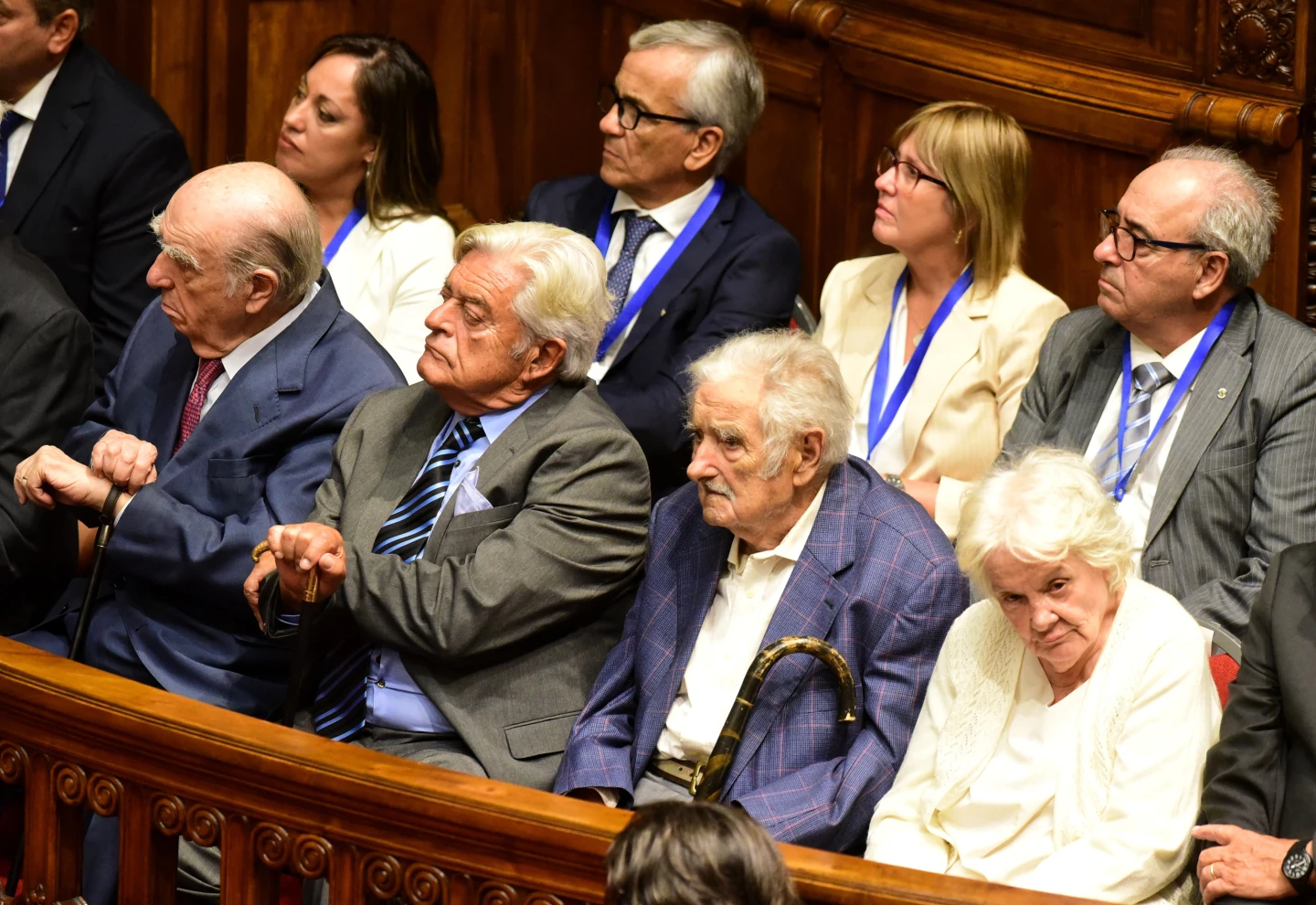 Pepe Mujica entre los asistentes