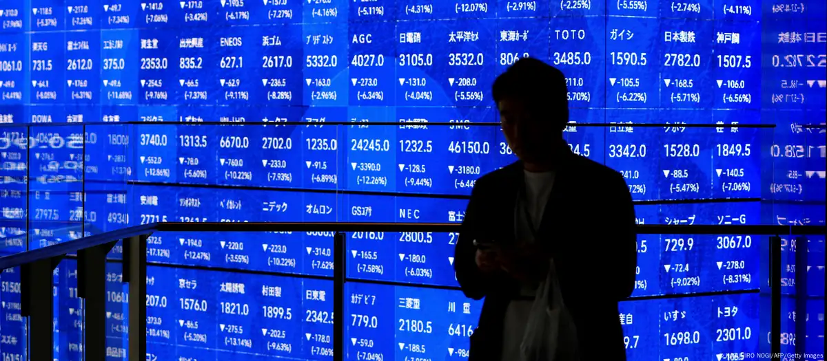 Caida de las bolsas mundiales