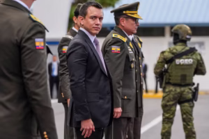 Estado de alerta en Ecuador por seguridad de presidente Noboa