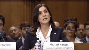 Leah Campos embajadora de USA en RD