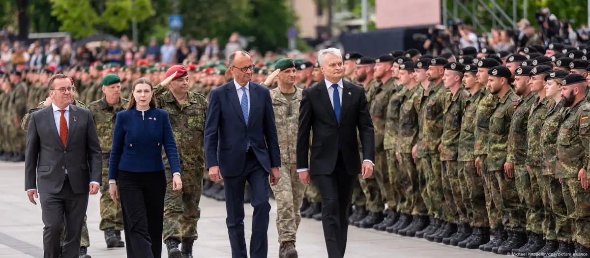 Merz dice defender a la OTAN