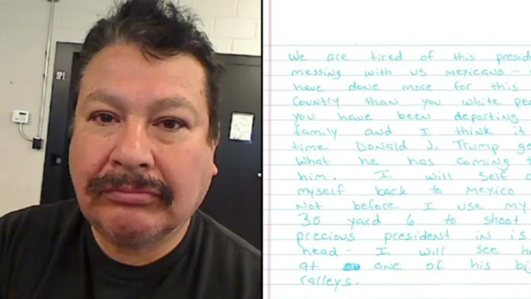 RamonMoralesReyes acusado de amenazar a Trump