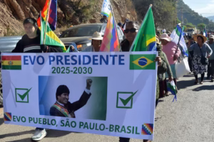 Seguidores de Evo Morales