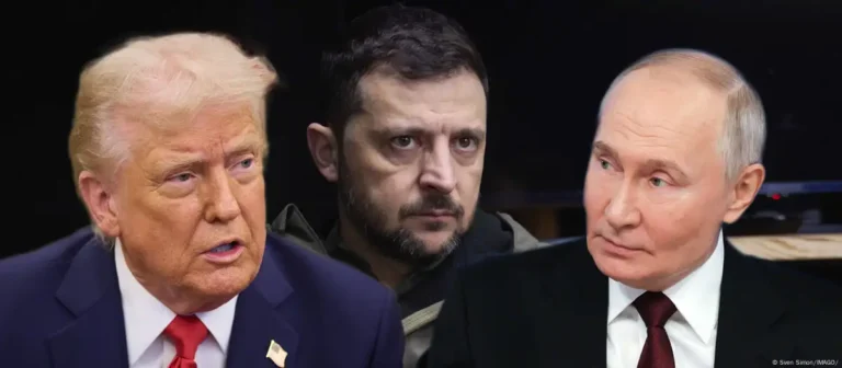 Trump, Zelensky y Putin