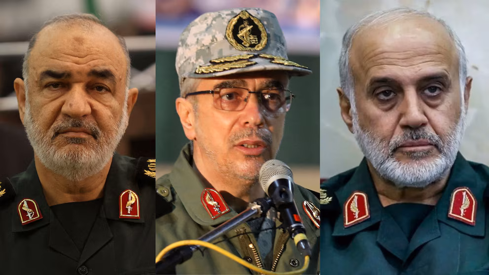 Altos mandos iranies abatidos por Israel