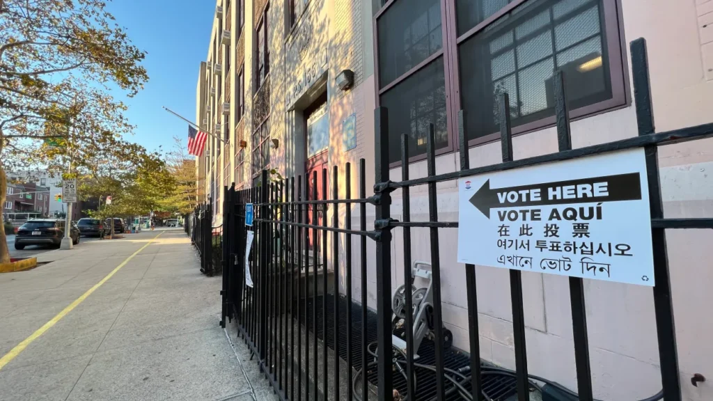 Centro de votacion en NYC