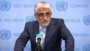 Iravani, representante de Iran en la ONU