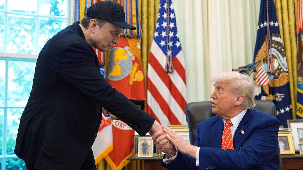 Trump saluda a Musk