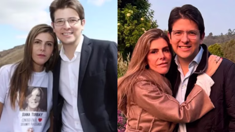 Uribe y su hermana Carolina