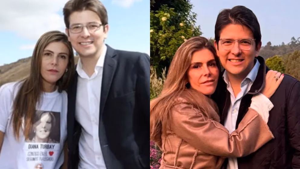 Uribe y su hermana Carolina