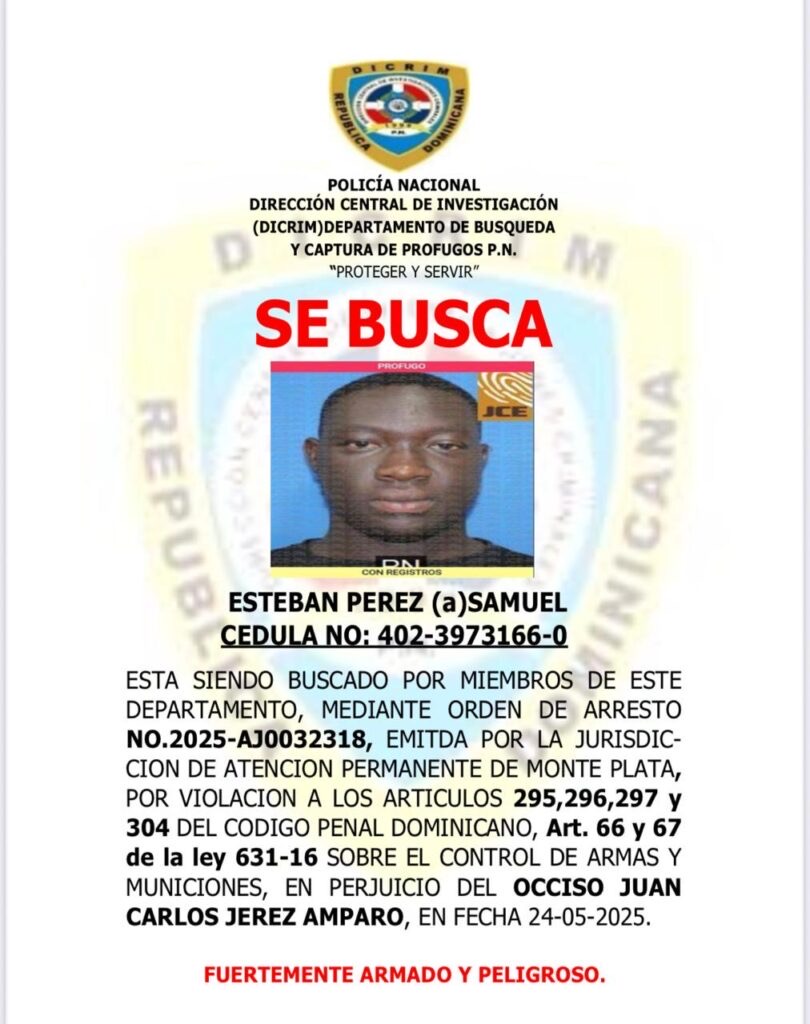 Buscado por crimen