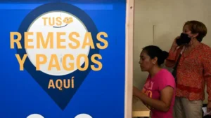 Foto de un lugar de envios de remesas