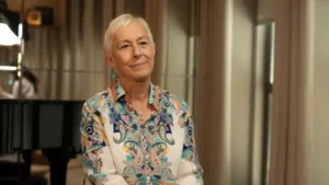 Martina Navratilova, excampeaona mndialde tenis